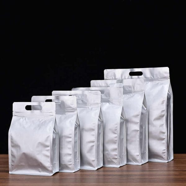 Wholesale 23*35+5cm Reusable Stand up Zipper Bag Smell Proof Mylar Aluminium Foil Zipper Bag for Food Coffee Beans Tea Grains