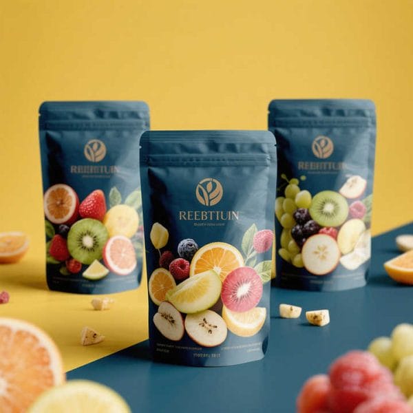 High quality frozen fruit stand-up pouch with custom logo