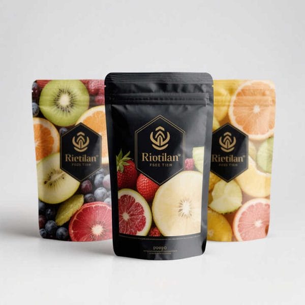 Durable frozen dried fruit packaging bag with food grade materials