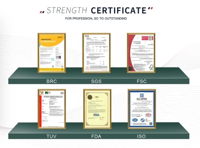 Comply with International Certification