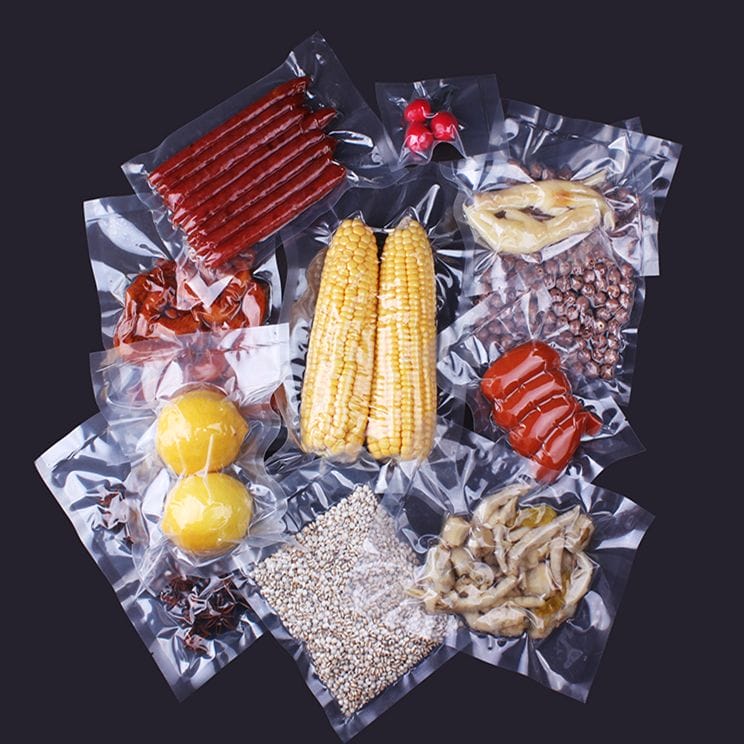 Plastic vacuum sealer bag packaging