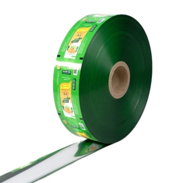 Custom Printed Laminated Heat Sealed Plastic Roll Film Candy Cookie Food Packaging Roll Aluminium Foil Sachet Film Roll - Image 2
