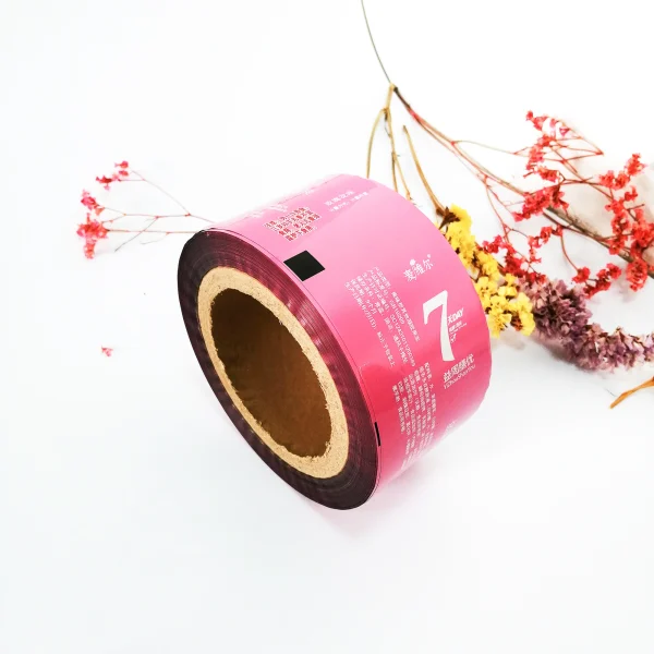 custom printed laminated mylar roll film rollstock