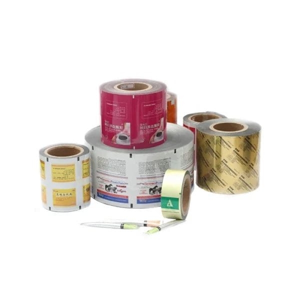 Durable aluminum foil packaging film roll for food safety and freshness.